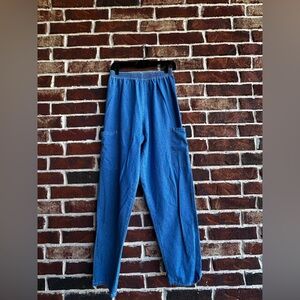 Vintage UA Scrubs Women’s Blue Cargo Jogger Pants